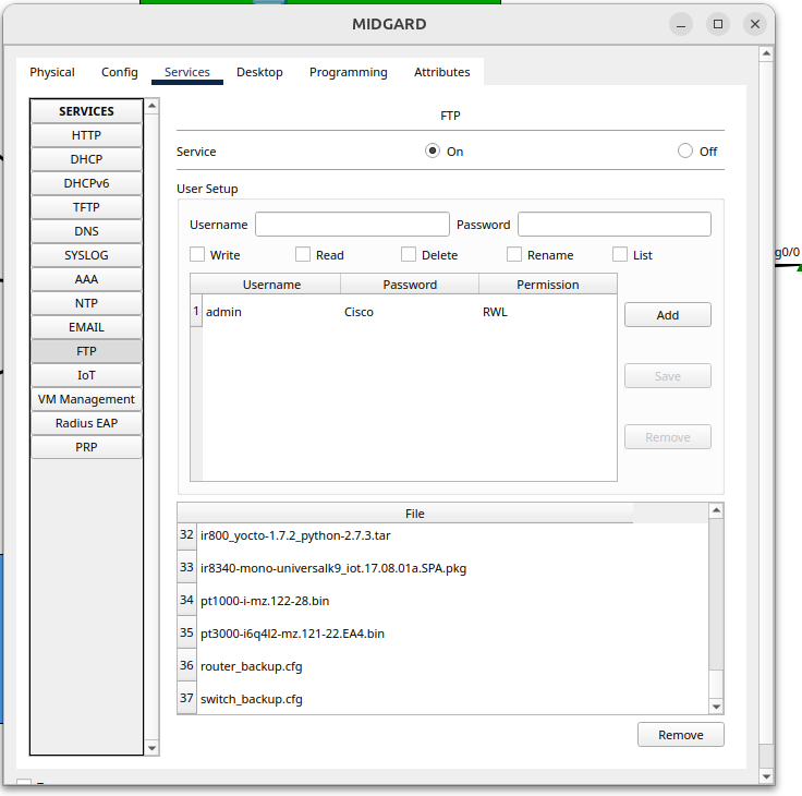 router_backup.cfg and switch_backup.cfg on the FTP server
